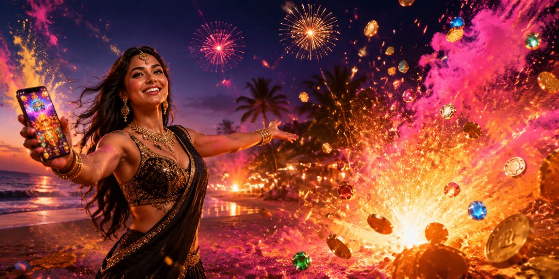 Players enjoying casino bonus offers at beach resort