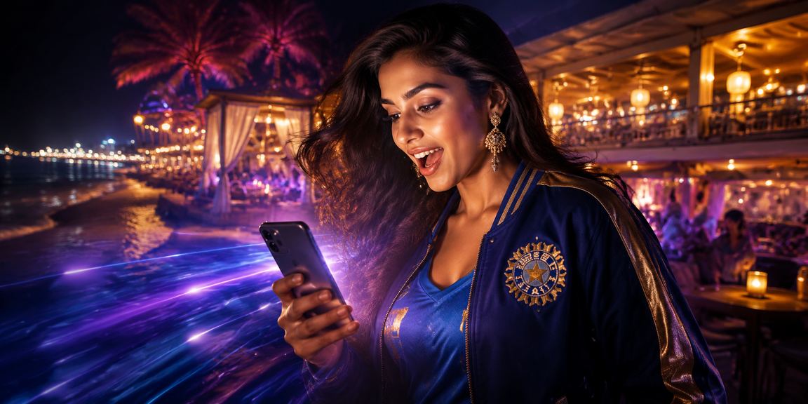Cricket fans enjoying IPL season promotions on mobile