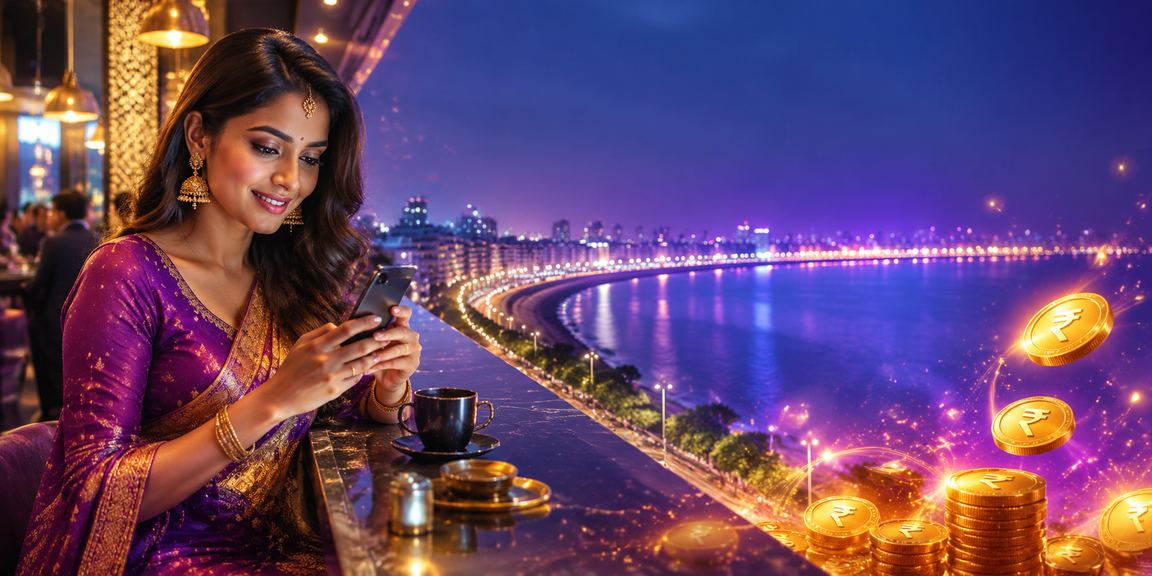 Mobile interface preview of 8703 showing casino games and rupee currency